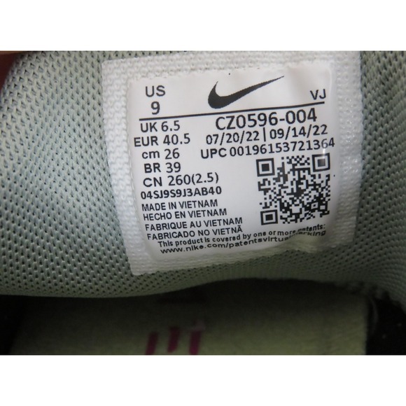 Nike Free Metcon 4 Shoes Womens Size 9 Black Training Sneakers Gym CZ0596-004 - Picture 10 of 10